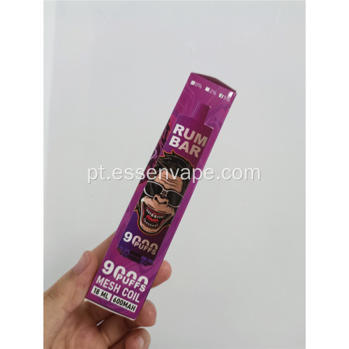 Holanda Melhor Venda Vape Rum Bar 9000 Puffs